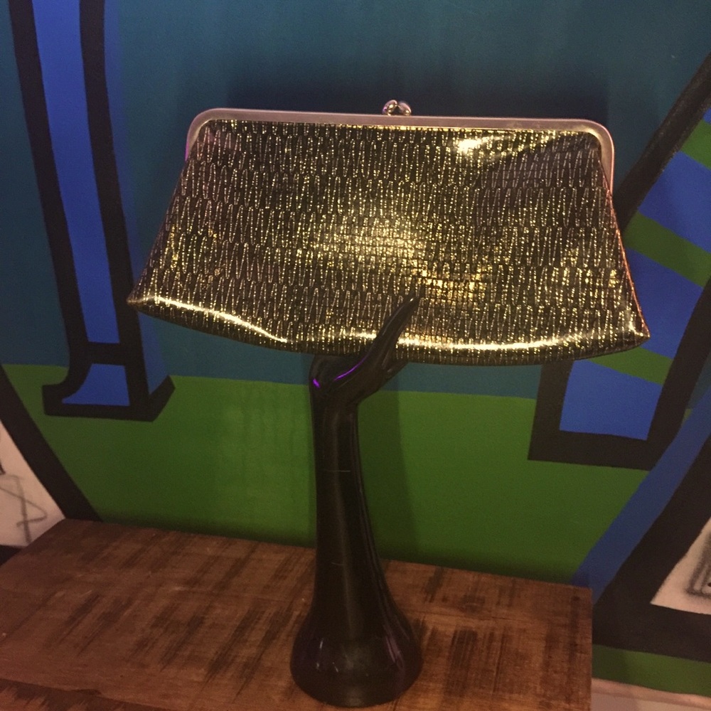 Vintage clear evening bag